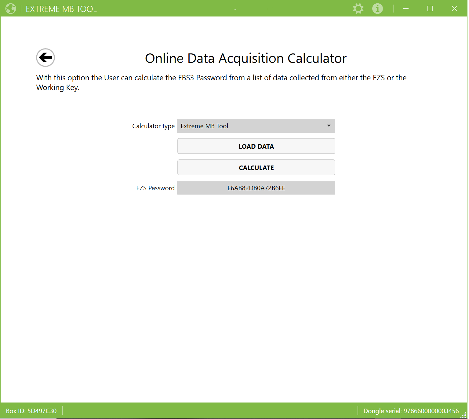 Online Data Acquisition Calculator - Extreme Mercedes-Benz Tools