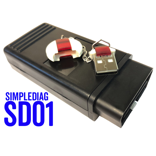 SimpleDiag SD01 Harley Davidson PIN Code reading